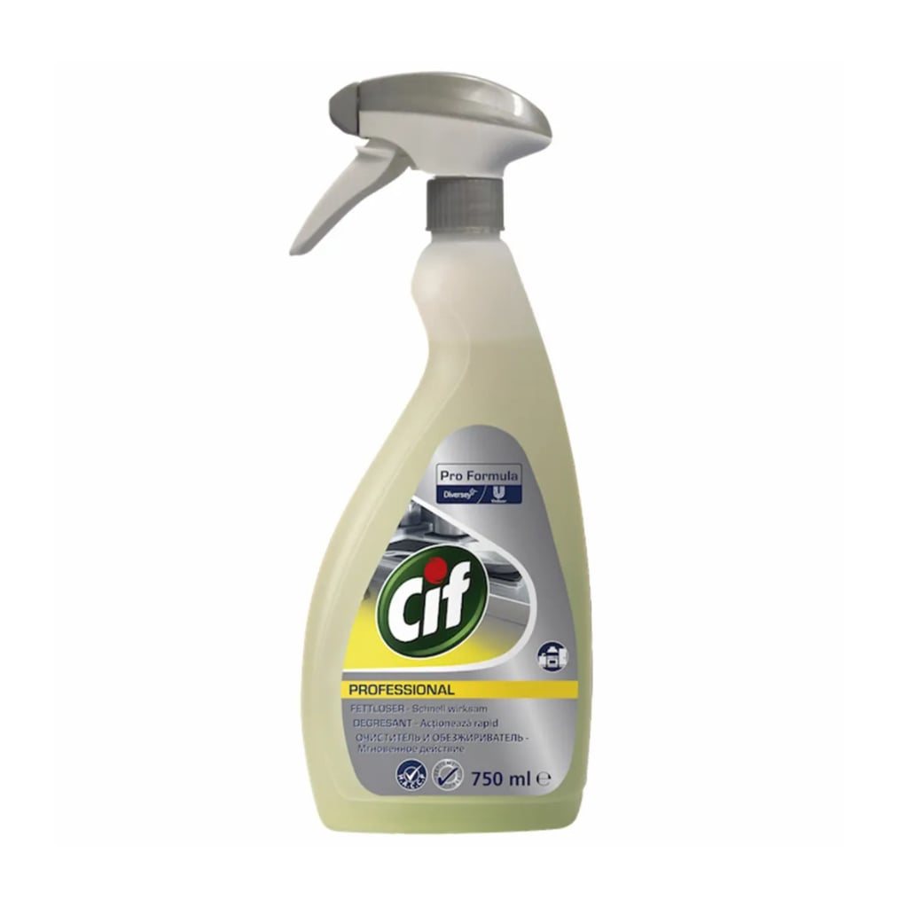 Засіб для чищення жиру та пригару на кухні Cif Professional, 750 л